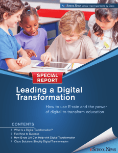 Leading a Digital Transformation SPECIAL REPORT