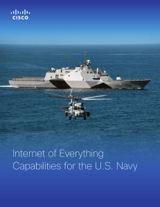 Internet of Everything Capabilities for the U.S. Navy