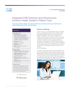 Integrated EHR Solutions and Infrastructure Enhance Health System’s Patient Care