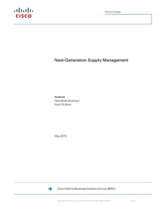 Next-Generation Supply Management