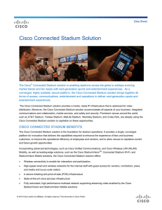 Cisco Connected Stadium Solution