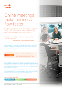 Online meetings make business flow faster