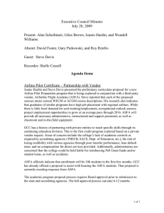 Executive Council Minutes July 28, 2009