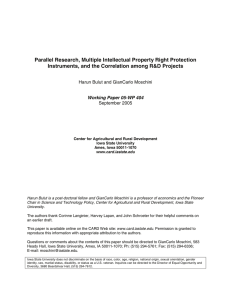 Parallel Research, Multiple Intellectual Property Right Protection