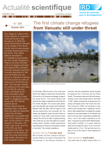 fique scienti The first climate change refugees from Vanuatu still under threat