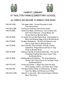 PARENT LIBRARY AT WALTON FARM ELEMENTARY SCHOOL