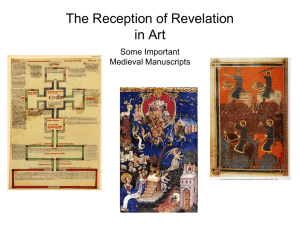 The Reception of Revelation in Art Some Important Medieval Manuscripts