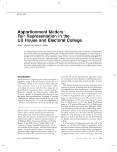 Apportionment Matters: Fair Representation in the US House and Electoral College