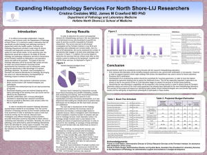 Expanding Histopathology Services For North Shore-LIJ Researchers Survey Results