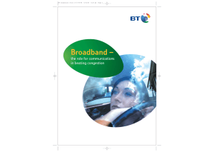 Broadband – Gre BT the role for communications