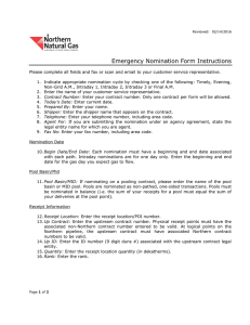 Emergency Nomination Form Instructions