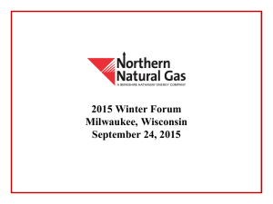 2015 Winter Forum Milwaukee, Wisconsin September 24, 2015