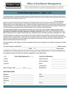 Consortium Agreement – Page 1 of 2