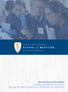 Transforming Medical Education Building the Next Generation of Physicians and Scientists