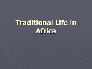 Traditional Life in Africa