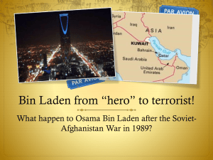 Bin Laden from “hero” to terrorist! Afghanistan War in 1989?