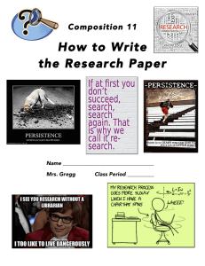How to Write the Research Paper  Composition 11