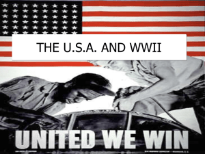 THE U.S.A. AND WWII