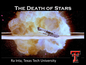 The Death of Stars Ra Inta, Texas Tech University