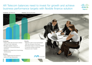 AR Telecom balances need to invest for growth and achieve