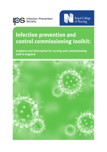 Infection prevention and control commissioning toolkit: staff in England