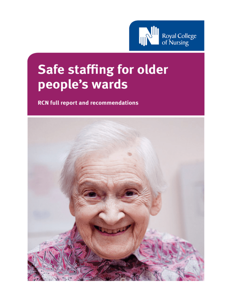 safe-staffing-for-older-people-s-wards-rcn-full-report-and-recommendations