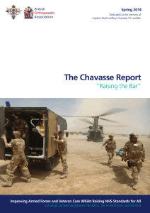 The Chavasse Report “Raising the Bar” Spring 2014