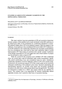 175 (1979) 233-245 233 Elsevier/North-Holland Biomedical Press