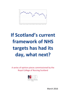 If Scotland’s current framework of NHS targets has had its