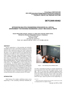 Proceedings of IDETC/CIE 2005 2005 ASME International Design Engineering Technical Conferences