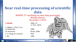 Near real-time processing of scientific data WoNDP: 3 workshop on near-data processing