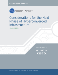 Considerations for the Next Phase of Hyperconverged Infrastructure
