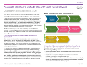 Accelerate Migration to Unified Fabric with Cisco Nexus Services At-A-Glance