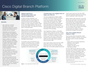 Cisco Digital Branch Platform