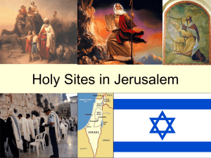 Holy Sites in Jerusalem