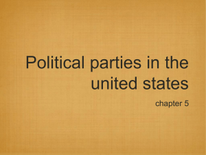 Political parties in the united states chapter 5