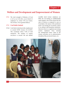 Welfare and Development and Empowerment of Women Chapter-17 17.1