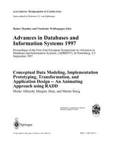 Advances in Databases and Information Systems 1997