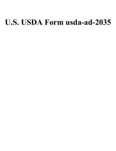 U.S. USDA Form usda-ad-2035