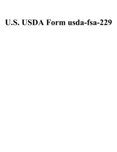 U.S. USDA Form usda-fsa-229