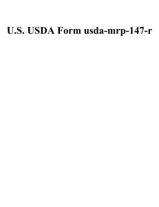 U.S. USDA Form usda-mrp-147-r
