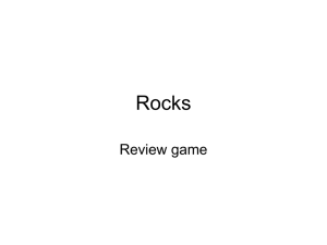 Rocks Review game