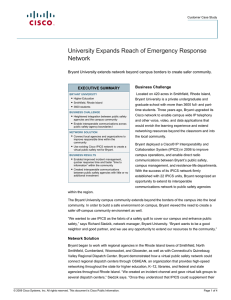 University Expands Reach of Emergency Response Network