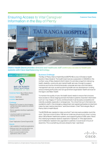 Ensuring Access to Vital Caregiver Information in the Bay of Plenty