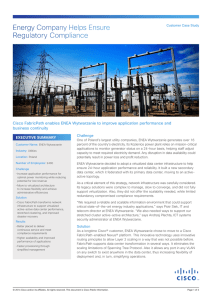 Energy Company Helps Ensure Regulatory Compliance business continuity