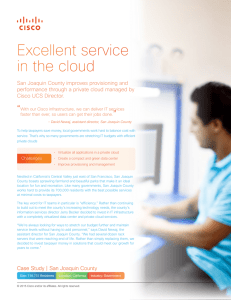 Excellent service in the cloud