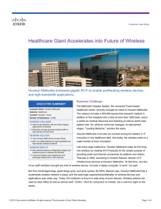 Healthcare Giant Accelerates into Future of Wireless