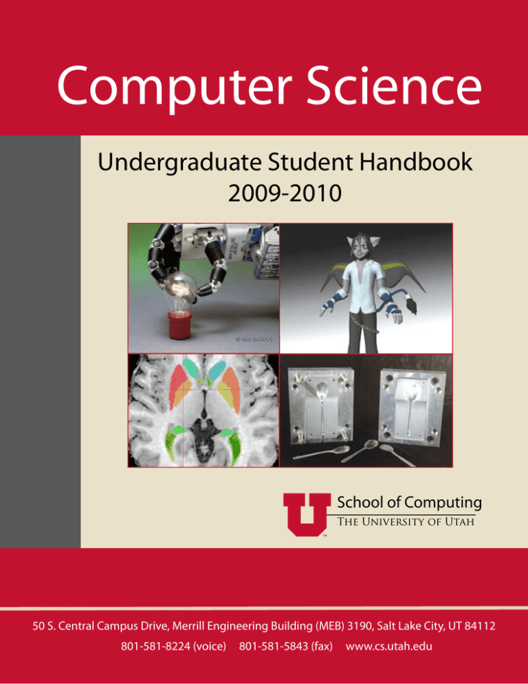 Computer Science Undergraduate Student Handbook 2009-2010 School Of ...