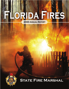 Florida Fires State Fire Marshal 2008 Annual Report
