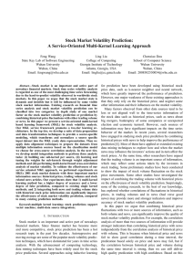 Stock Market Volatility Prediction: A Service-Oriented Multi-Kernel Learning Approach